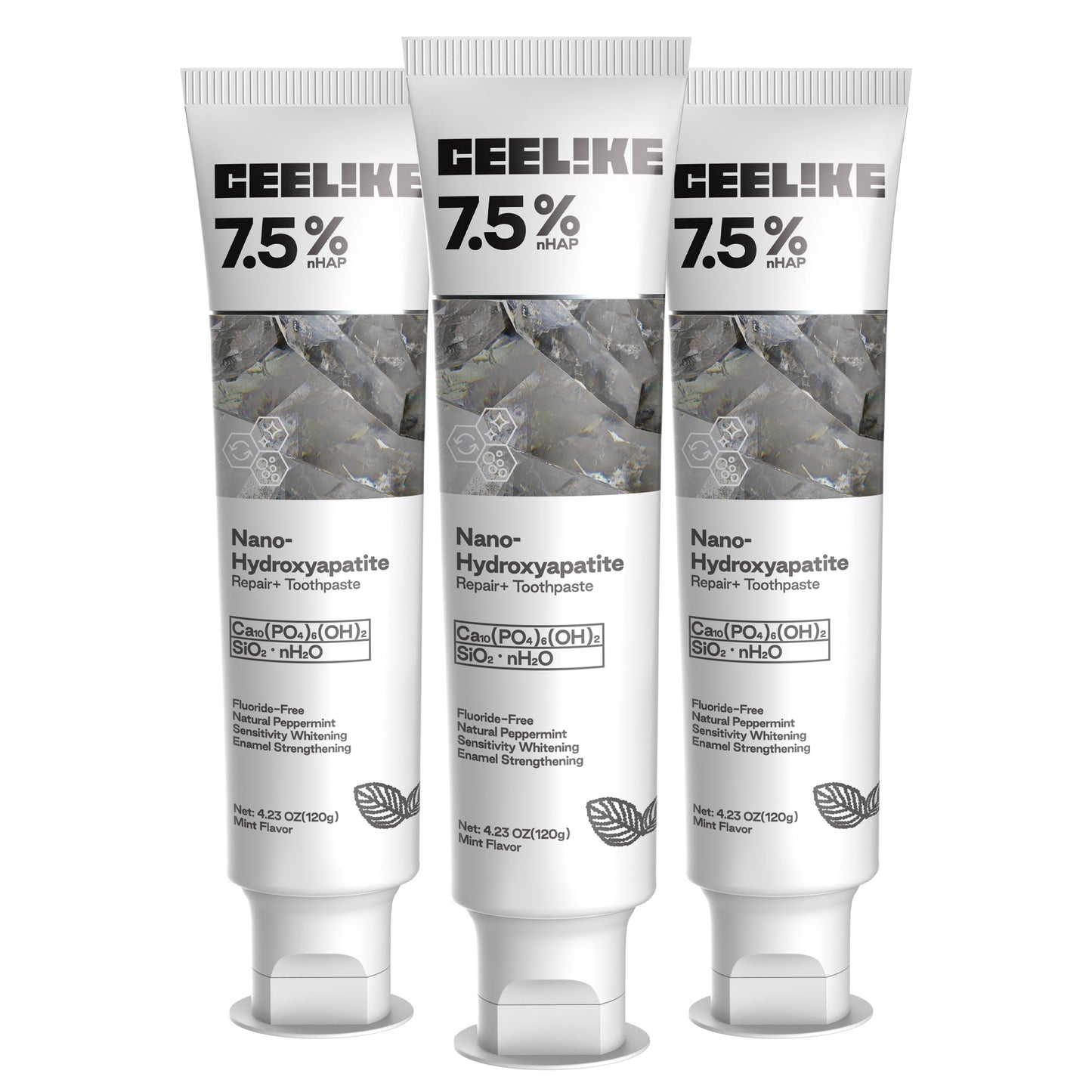 CEELIKE Hydroxyapatite Toothpaste, Repair and Protect Toothpaste, 4.23oz