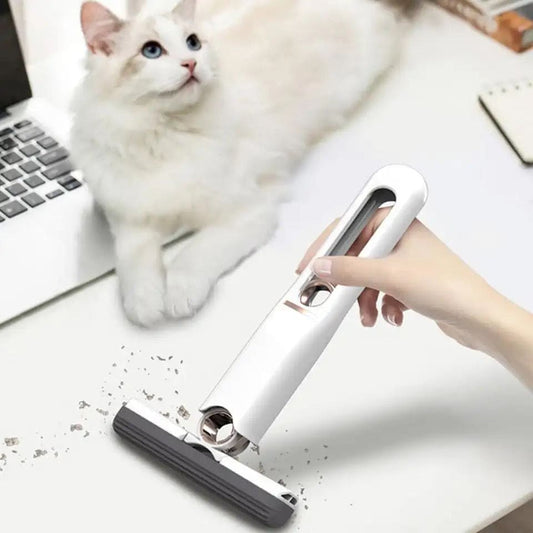 Mini Squeeze Mop, Multiuse Car Glass Window Washing Mop, Kitchen Bathroom Floor Cleaning Broom, Hand Washable Desktop Cleaning Mini Mop, Lazy Self Squeeze Mini Mop, Strong Absorbent Mop